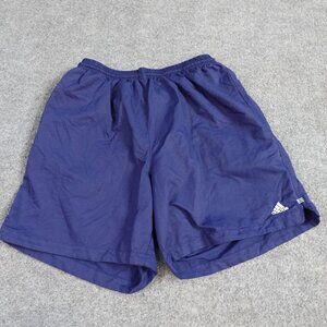Adidas Mens Shorts Large Blue Soccer Unlined Vintage 2001